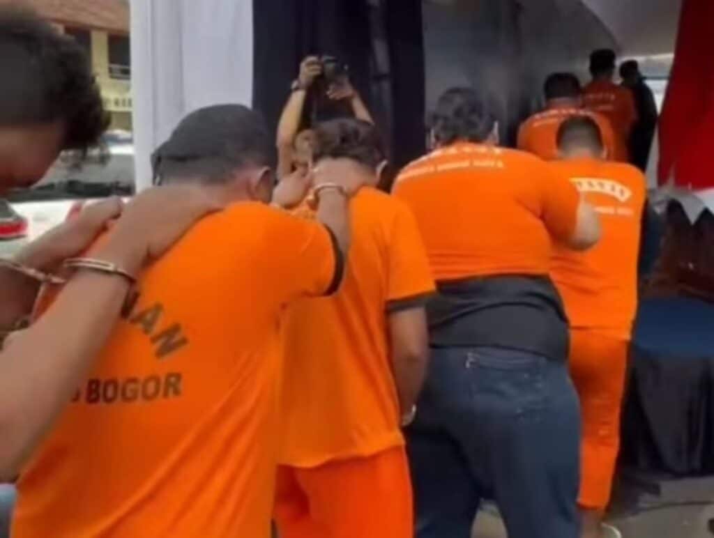 Preman Berkedok Debt Collector Ditangkap, Ratusan Motor Disita di Bogor