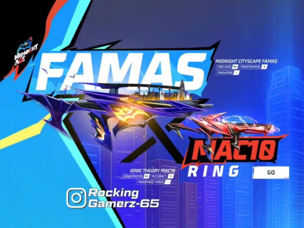 Event Free Fire Famas X MAC10 Ring Resmi Dimulai, Hadirkan Skin Legendaris dan Hadiah Eksklusif!