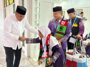 Masjid Raya Pakansari Kabupaten Bogor Siap Tampilkan Kiswah dan Talang Emas Ka’bah