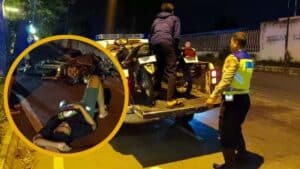 Detik-detik Kecelakaan Maut Saling Ngebut di Jalan Raya Mojosari Tewaskan Dua Pemuda Surabaya