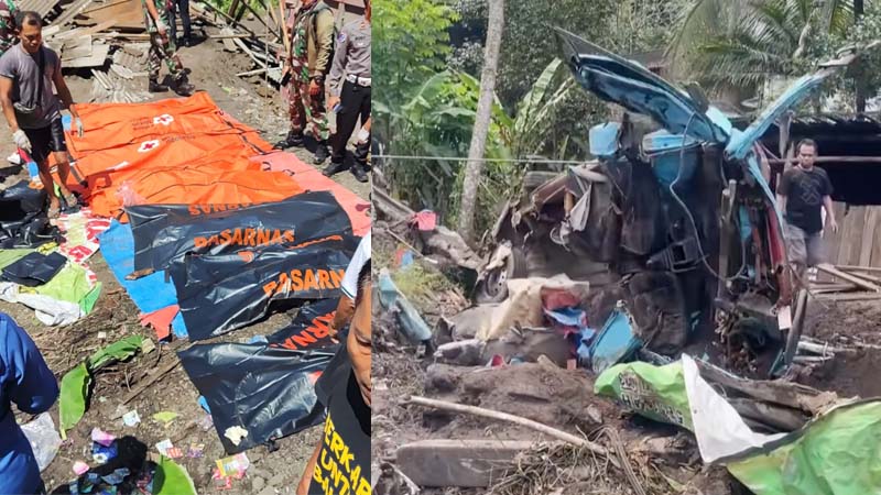 Sebelas Korban Meninggal Kecelakaan Maut di Purworejo Rombongan Guru SD As Syafi’iyah Magelang