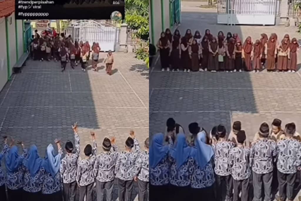 Viral Perpisahan Siswa SD Sederhana tapi Sukses Bikin Mewek, Netizen: Momennya Ngena