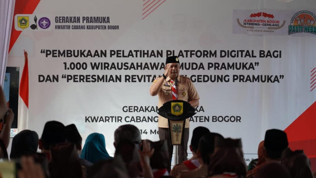 Pemkab Bogor Luncurkan Pelatihan Digital untuk 1.000 Wirausahawan Muda Pramuka
