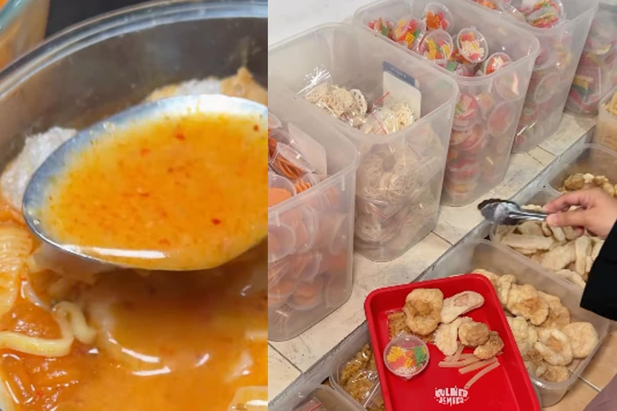 seblak prasmanan di Jember