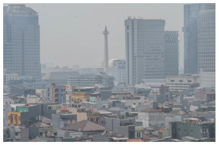 Kualitas Udara Jakarta Masuk Kategori Tidak Sehat, Peringkat Ketiga Terburuk di Dunia