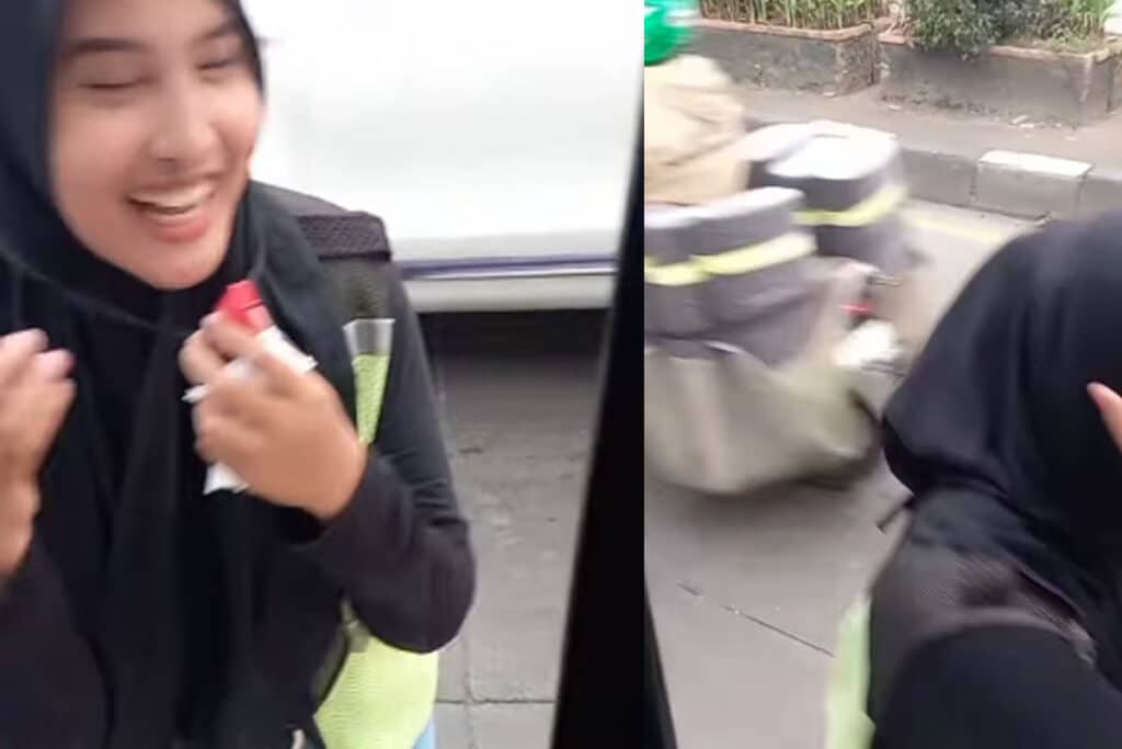 Viral Juru Parkir Cantik Curi Perhatian Netizen, Senyumnya Khas