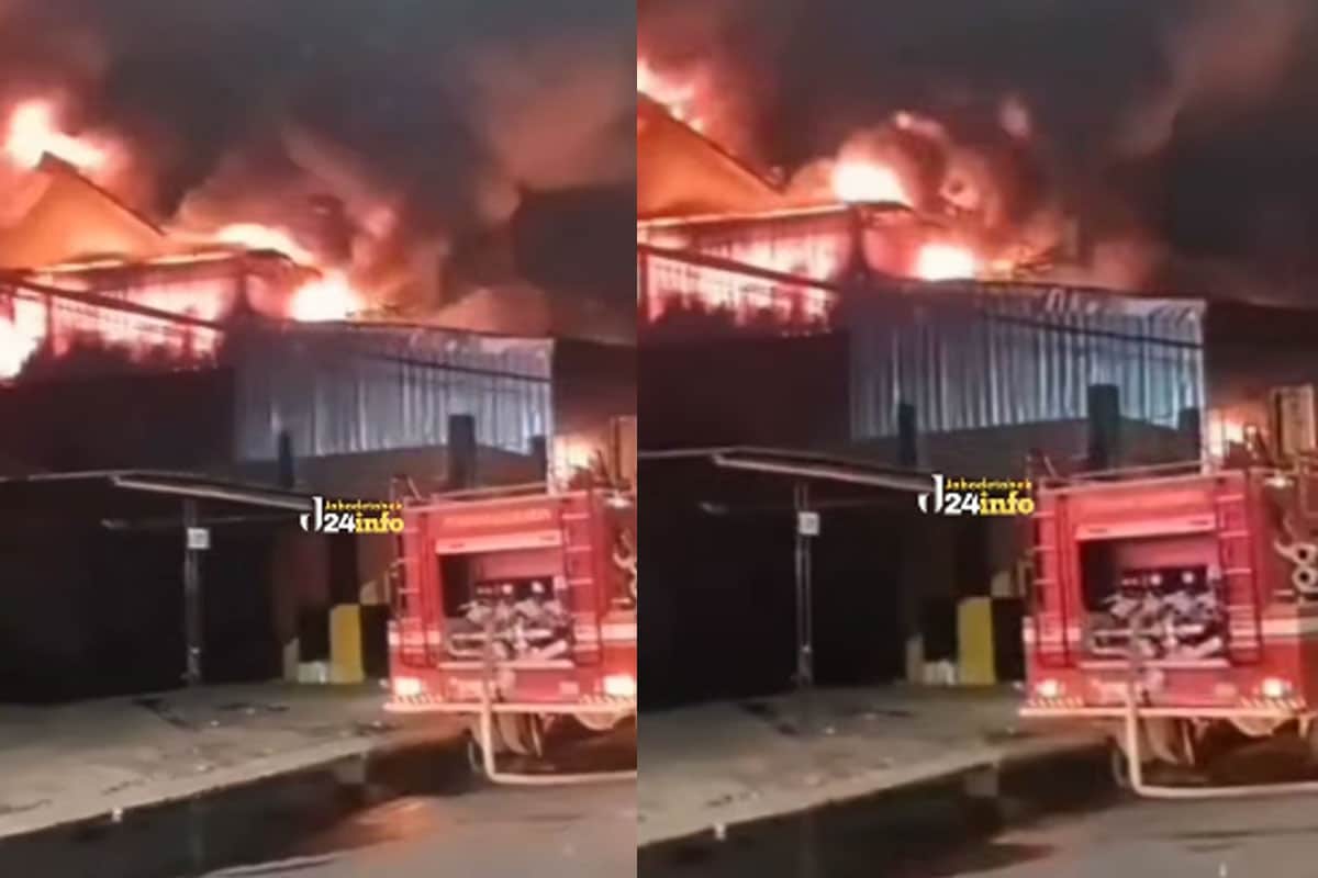 kebakaran gudang