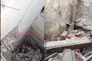 Ledakkan Septic Tank Hancurkan Rumah Warga, Korban Dilarikan ke RS