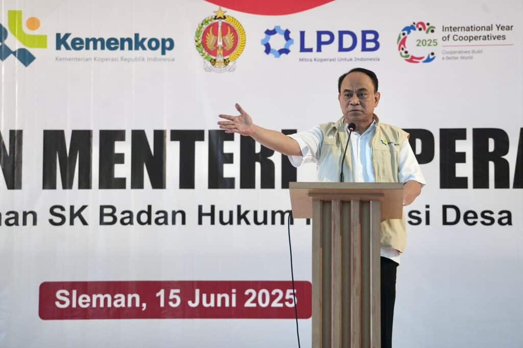 Sleman Tuntaskan 100% Kopdeskel, Menkop: Akses Modal Makin Dekat