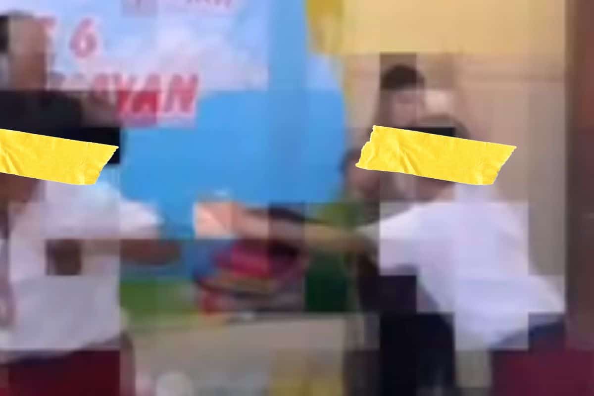 siswa SD nyawer biduan