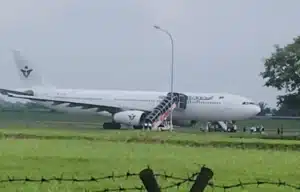 Ancaman Bom Kedua Hantui Saudia Airlines, Penerbangan Jeddah–Surabaya Mendarat Darurat di Kualanamu