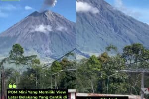 Viral Pom Bensin View Terindah di Jawa Timur, Netizen: Gak Kalah dari Gunung Fuji