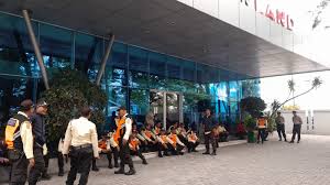 Security Kawasan Modern Cikande Demo Tuntut Gaji Belum Dibayarkan