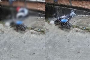 Sepeda Motor Tabrak Tembok hingga Pengemudi Alami Luka, Diduga Rem Blong