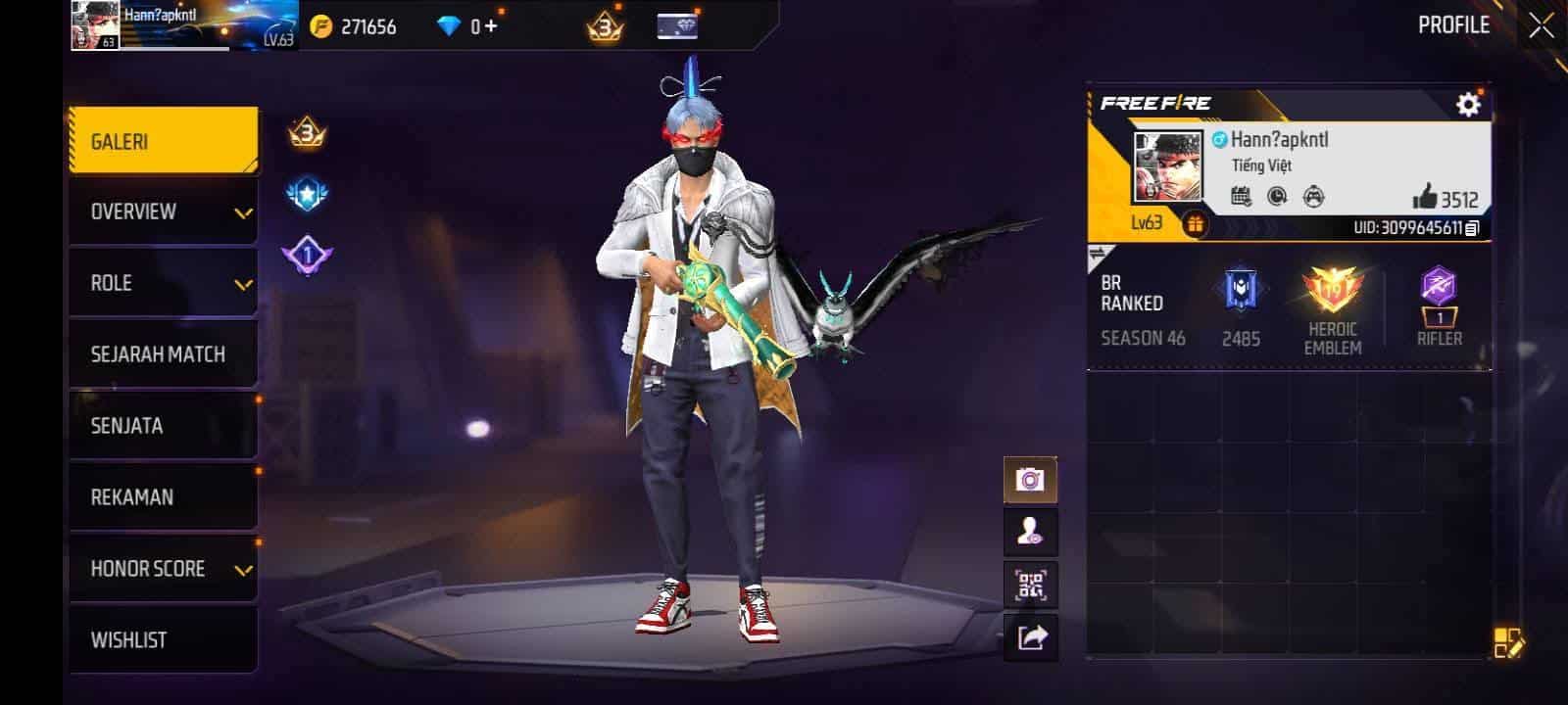 50 Akun FF Sultan Gratis Terbaru yang Masih Aktif Hari Ini 6- 7 Juli 2025, Login via FB dan Email