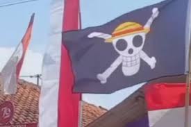 Viral Bendera One Piece Berkibar bersama Merah Putih Jelang HUT ke-80 RI, Kenapa? Melambangkan Apa?