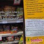Viral Label Peringatan Kanker pada Bumbu Instan Indonesia di California