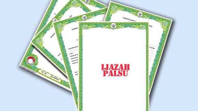 ijazah palsu