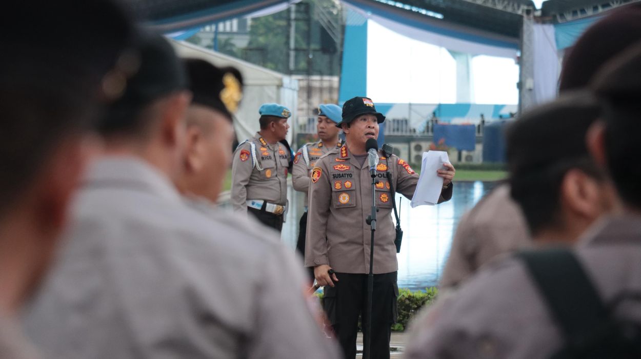 pengamanan hut bhayangkara
