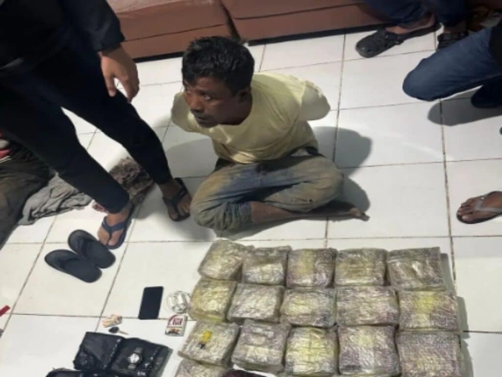 Bareskrim Polri Tangkap Dua Kurir Sabu di Aceh Timur, 45 Bungkus Diamankan