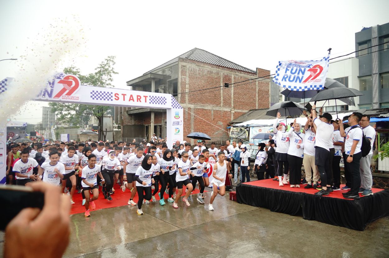 Fun Run HUT Bhayangkara ke-79 Garut