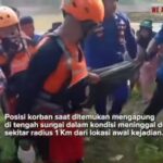 bocah 6 tahun terseret arus