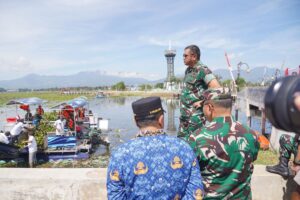 Bupati Garut dan KASAD Bahas Penanganan Eceng Gondok di Situ Bagendit