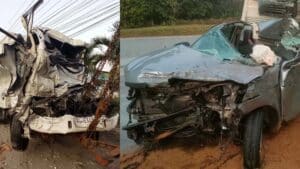 Dua Kecelakaan Mengerikan Madiun Dua Tewas: Mobil Box Tabrak Truk di Pagotan dan Tabrak Tronton di Tol Saradan