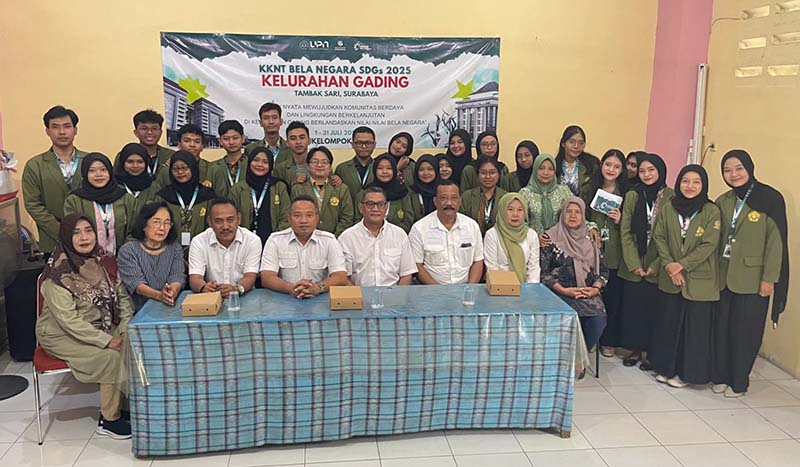 Mahasiswa UPN Veteran Jawa Timur Beberkan Rencana KKN di Kelurahan Gading Tambaksari Kota Surabaya 2 kelurahan gading
