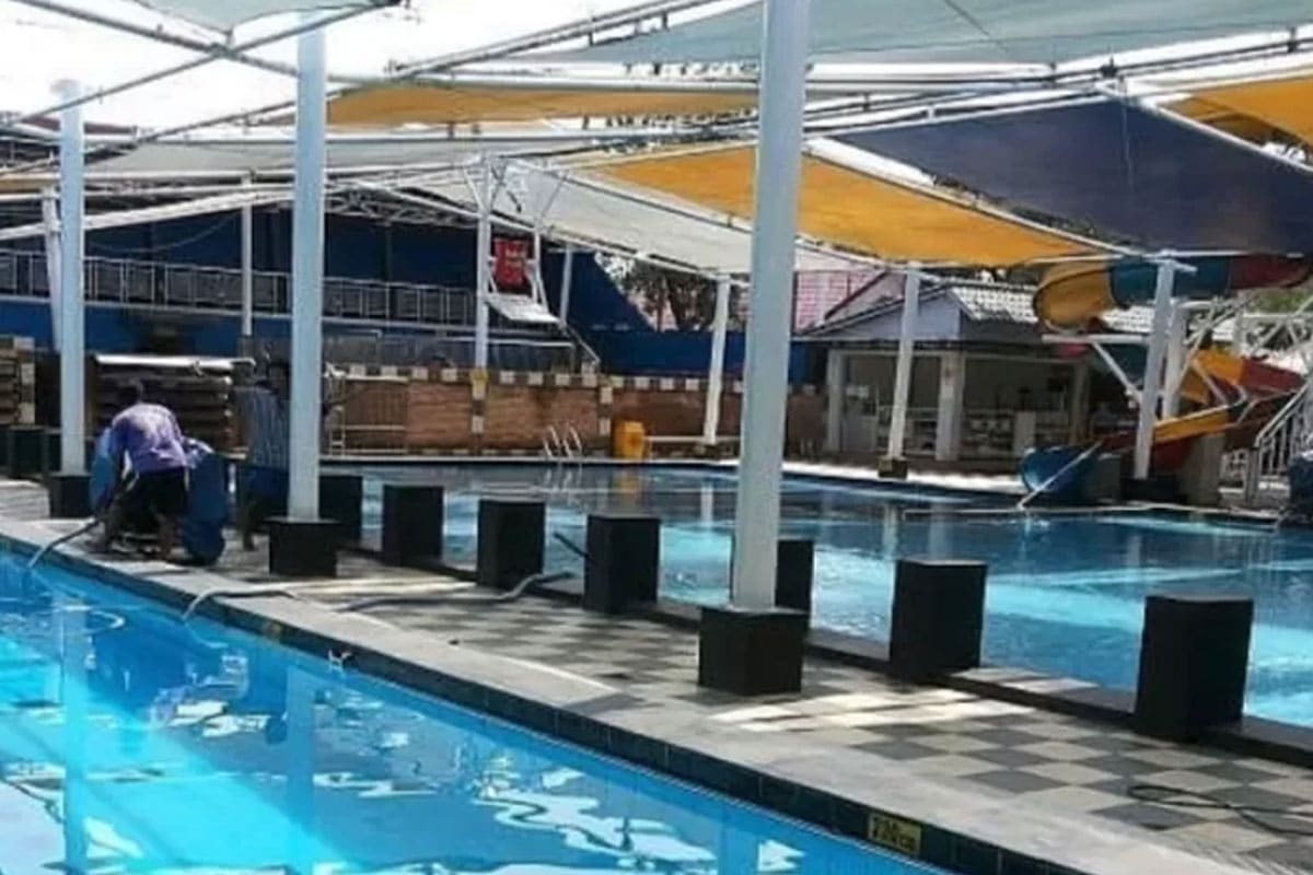 kolam renang estetik di Depok