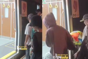 Remaja Pengendara Sepeda Motor Tertabrak Kereta di Depok, Langsung DIlarikan ke RS