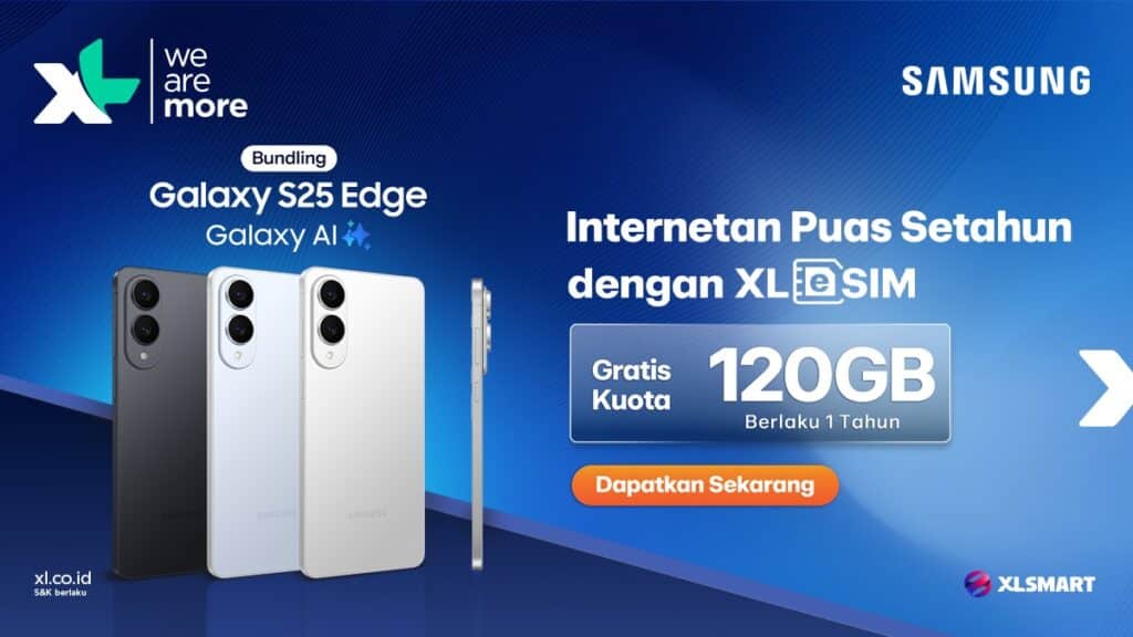 XLSMART Gebrak Pasar, Bundling eSIM Hingga 120GB untuk 2 HP Sekaligus