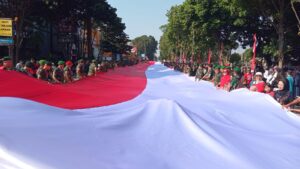Lautan Merah Putih di Kota Hujan, Pawai Raksasa Sepanjang 1,2 Km