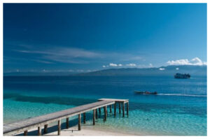 Menikmati Pesona Pasir Putih dan Laut Biru Pantai Liang di Ambon