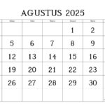 Kalender Jawa Agustus 2025