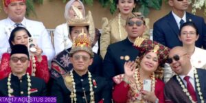 Lagu Tabola Bale Goyang Istana Merdeka, Iriana Jokowi Ikut Asyik Joget di HUT RI ke-80