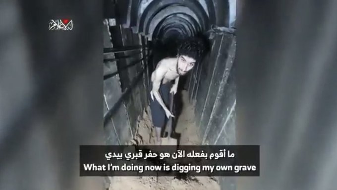 Video Sandera Israel Gali Kuburnya Sendiri di Gaza Viral, Netanyahu Murka