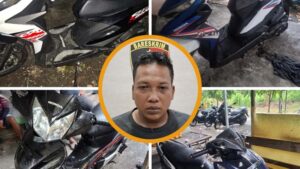 Edan! Pria Kebomas Gresik Curi Motor di Sebelas TKP, Menyasar Kunci Masih Menancap Ditinggal Pemiliknya