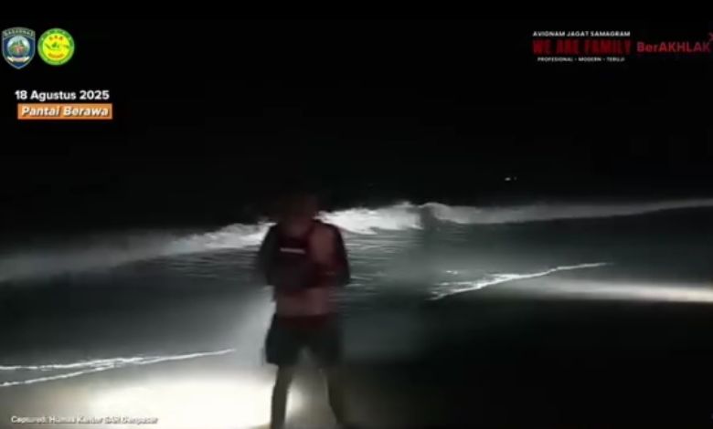 pemuda hilang di Pantai Berawa