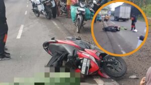 Teman Ngerem Mendadak, Pelajar Wanita di Bawah Umur Widang Tuban Tewas Terlindas Truk