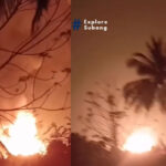 ledakan sumur minyak