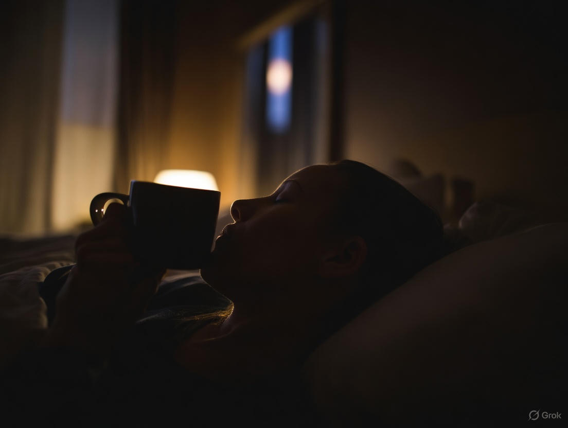minum kopi sebelum tidur