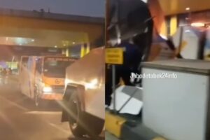 Gerbang Tol Ciawi 2 Hancur, Evakuasi Truk Kontainer di Bogor Masih Berlangsung