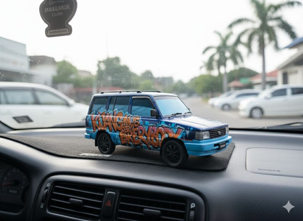 Lagi Viral! Foto Miniatur Motor dan Mobil Mirip Action Figure Bandai, Ternyata Begini Cara Bikin Sendirinya Pakai AI