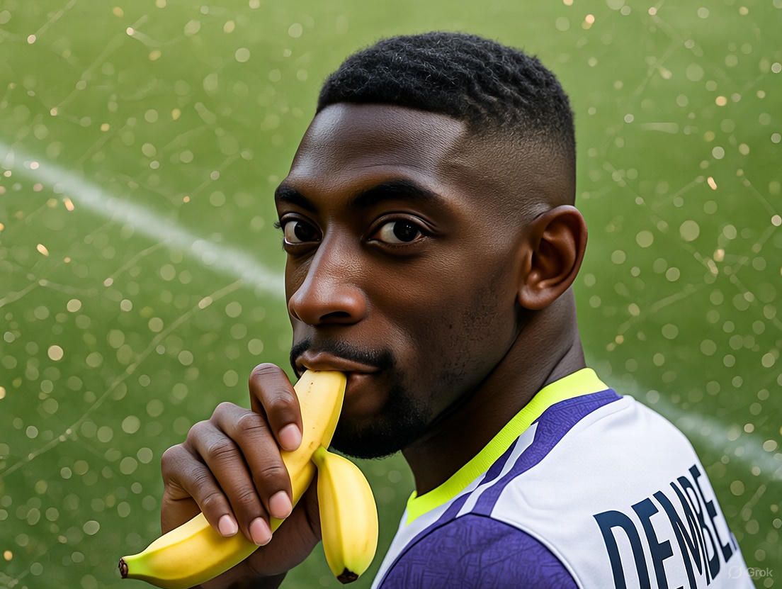 Ousmane Dembele dan pisang