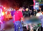 Tabrakan Adu Banteng Dua Sepeda Motor di Balong Ponorogo Samyuh Kedua Pengendara Tewas di Tempat