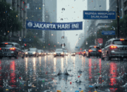 Jakarta Siaga, Hujan Ringan Akan Guncang Ibu Kota Sabtu Sore ini
