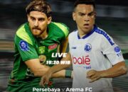 Nonton Persebaya vs Arema FC live Indosiar Sabtu, 22 November 2025 hingga Merangkai Kisah Indah