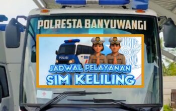 Jadwal Pelayanan SIM Keliling Banyuwangi Pekan ini buka Senin Selasa Kamis 3 SIM KELILING banyuwangi