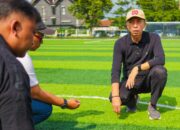 Lapangan Mini Soccer Taman Manunggal Direvitalisasi, Wali Kota Dedie Cek Hasil Akhirnya